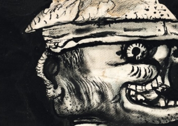 Цртежи Уроша Тошковића у Ликовној галерији КЦ