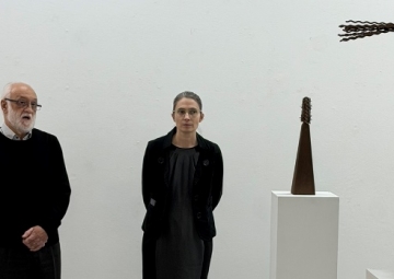 Скулптуре Светозара Миркова у Ликовној галерији КЦВ